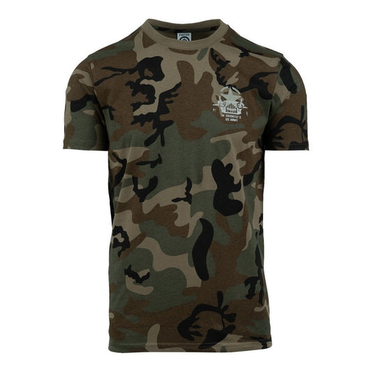 T-shirt Allied Star - willys camouflage