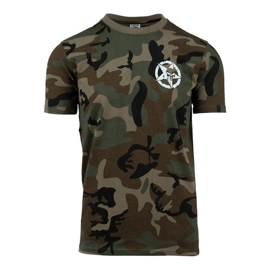 T-shirt Allied Star - punisher camouflage