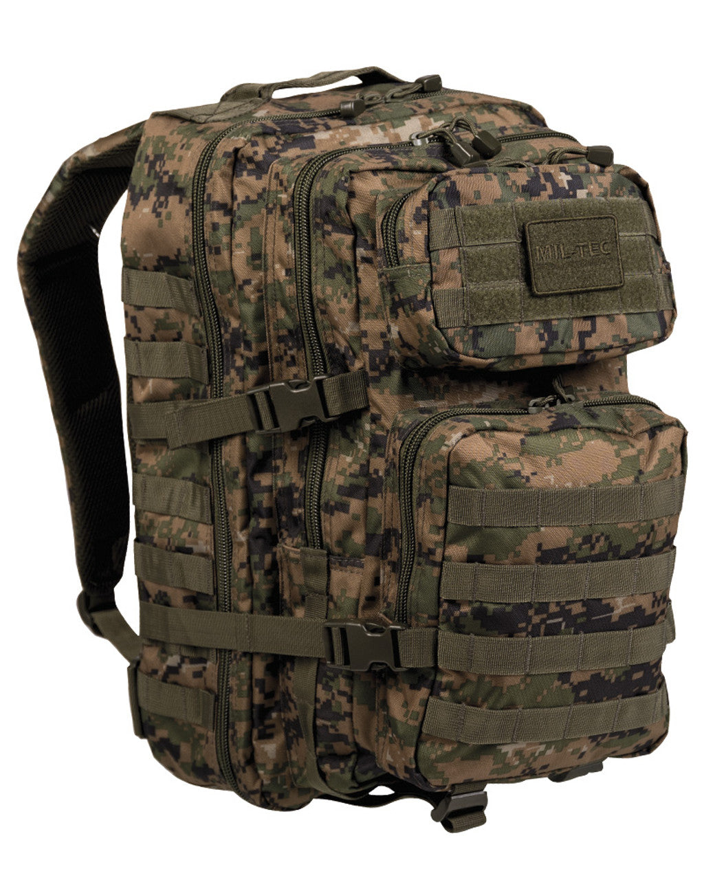 US Assault Pack Digital Woodland Large