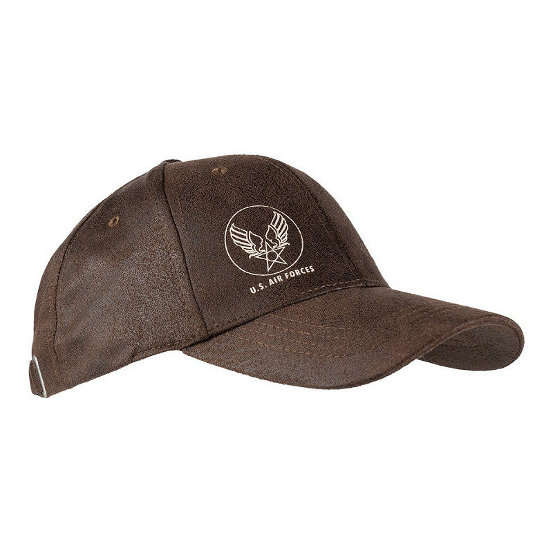 Casquette Baseball US Airforce Aspect Cuir