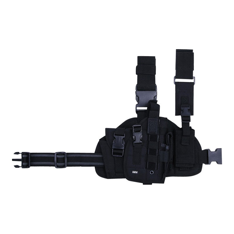 Holster de jambe Hip Molle droit noir