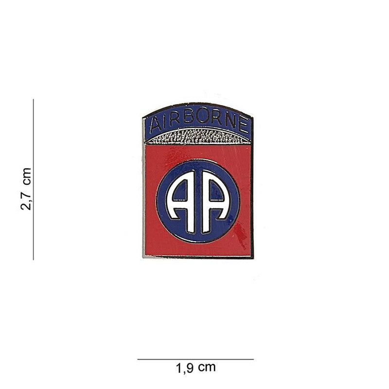 Emblème 82nd Airborne US en métal