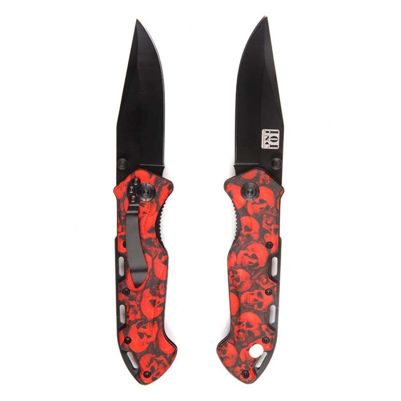 Mes Skull Rood