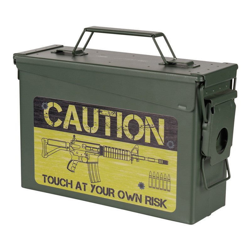 Caisse de munitions 30 Cal. Caution Risk