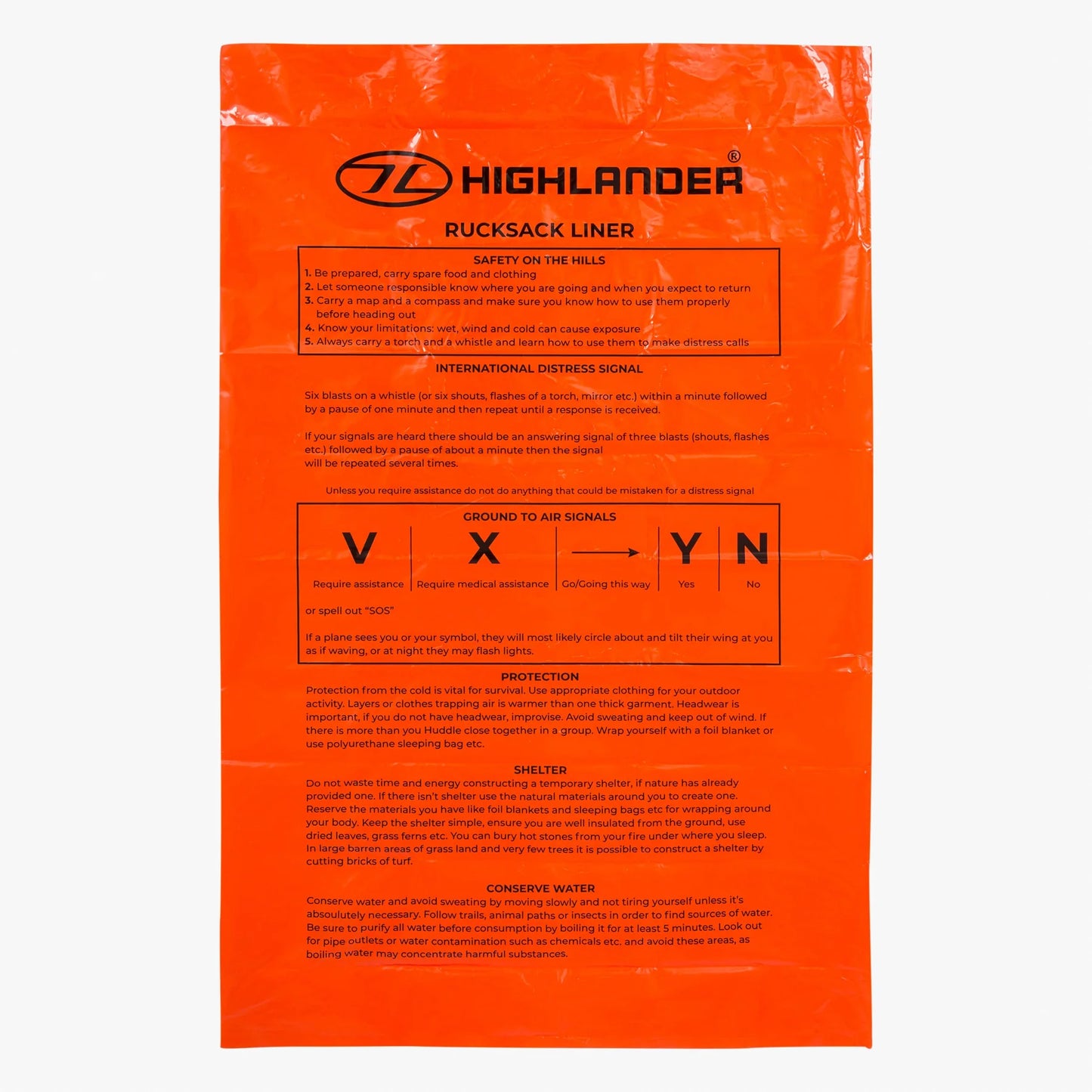 Rugzak liner waterproof