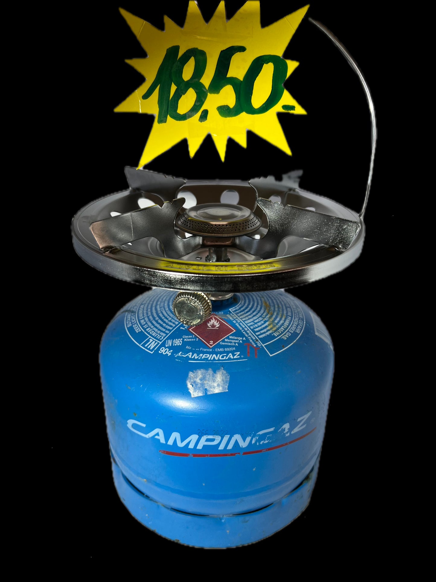 Feu de camp sans allumeur pour Campingaz