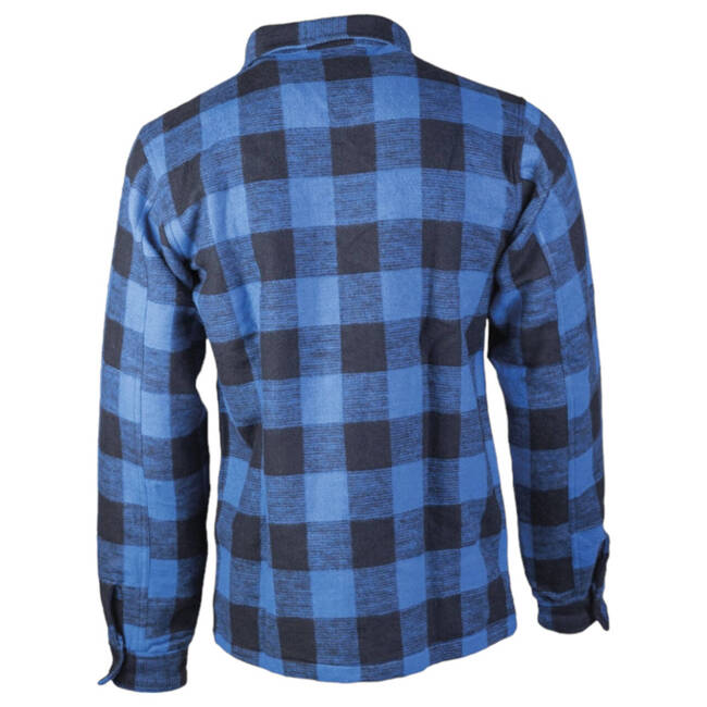 Flanel Hemd Blauw