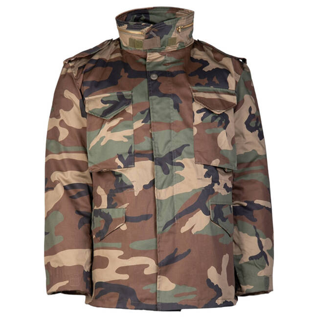 Veste US Style M65 Woodland avec doublure