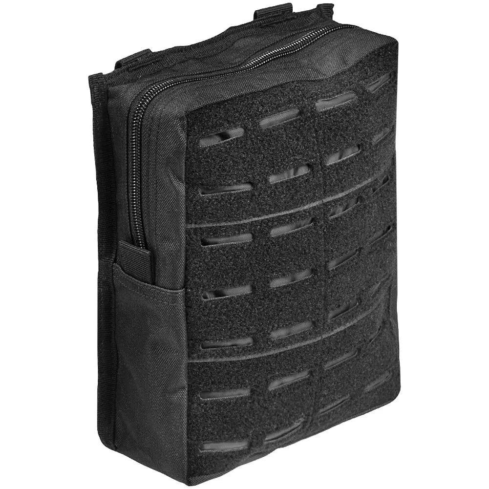 Laser Cut Belt Pouch LG Zwart