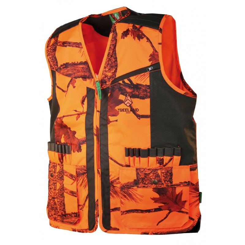 Vest orange camo