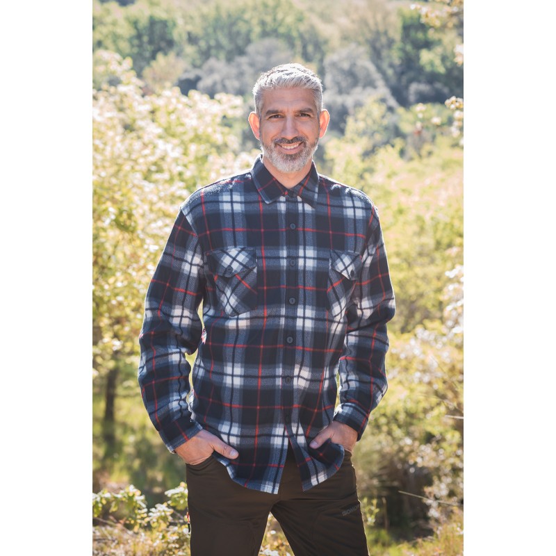 Flanel Hemd Blauw-Wit-Rood