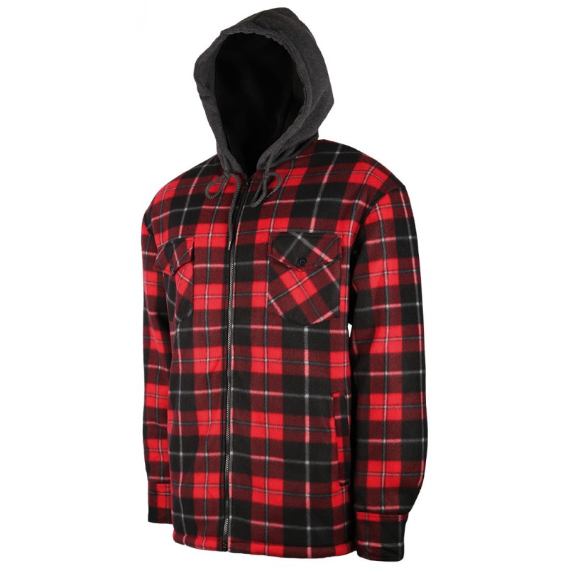 Polar Sherpa Hoodie Rood