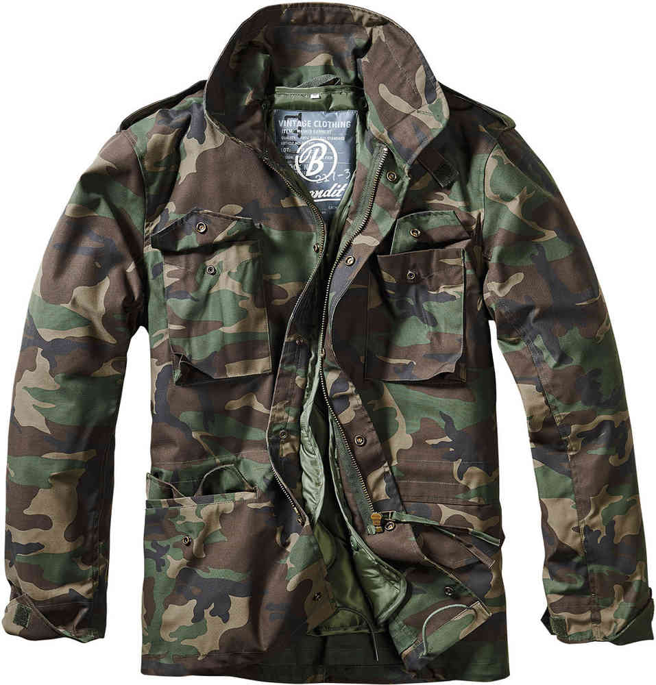 Brandit Veste militaire M65 Woodland