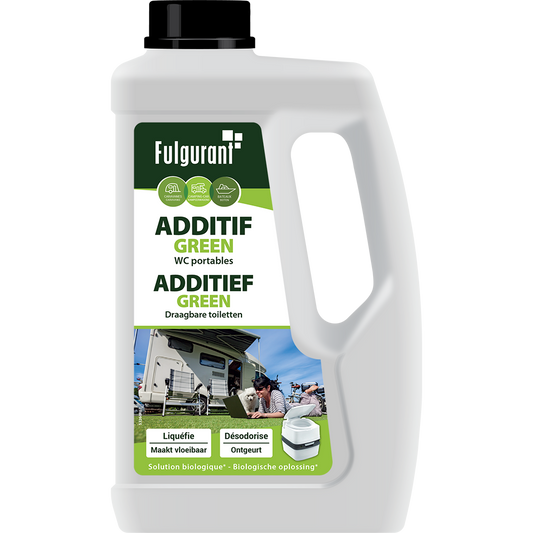 Additif Fulgurant pour toilettes chimiques  verte
