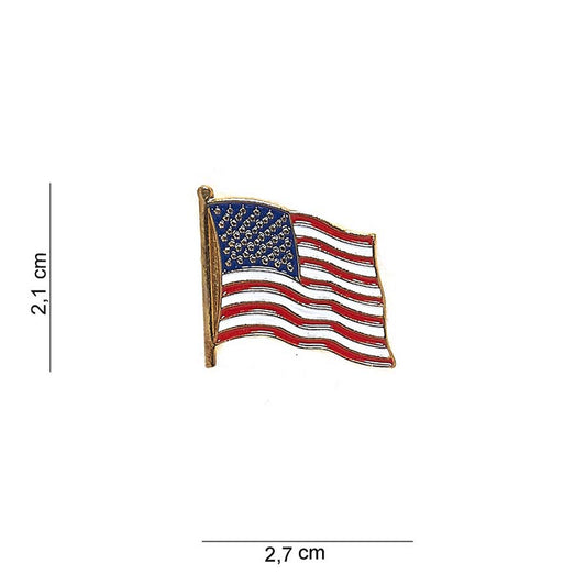 Embleem Vlag USA Metaal