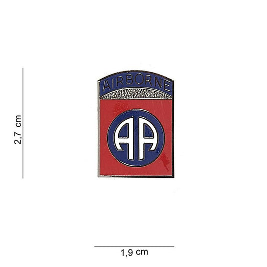 Embleem 82nd Airborne US metaal
