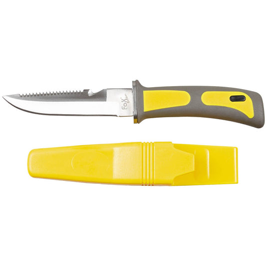 Couteau de plongée jaune noir