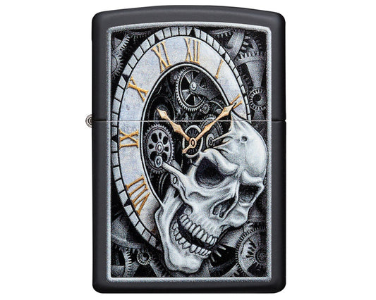 Horloge Zippo Tête de Mort