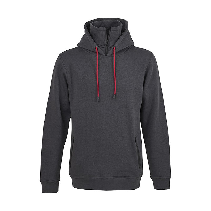 Sweat à capuche polaire Antalia gris