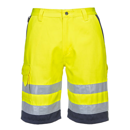 Fluo werkshort geel