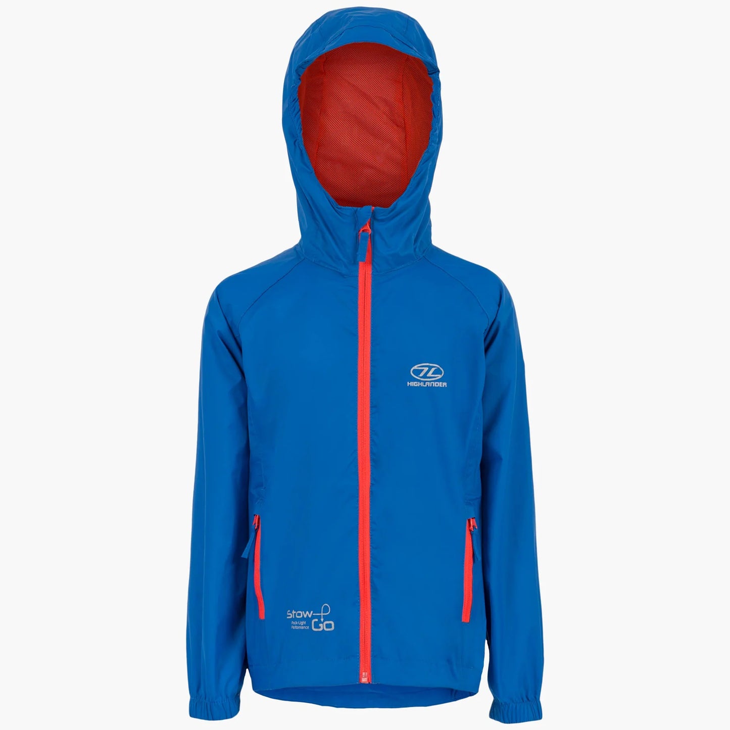 Stow & Go Waterproof Jacket Kids Blauw