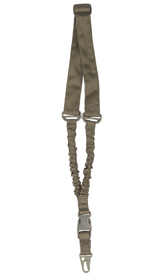 Wapenriem 1-punt met bungee Olive