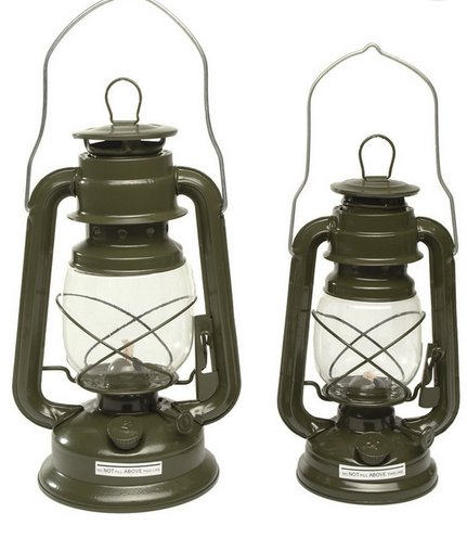 Olielamp 23cm groen