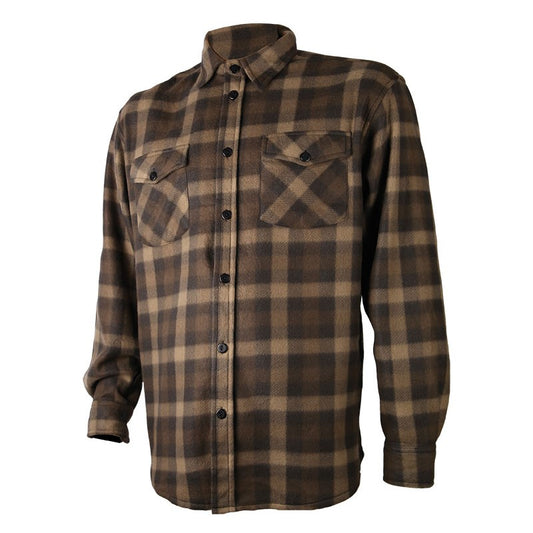 Flanel Hemd Bruin