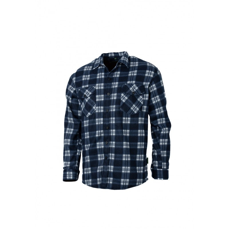 Flanel Hemd Blauw-Wit