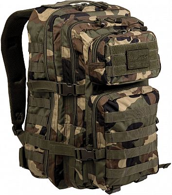 US Assault Pack Woodland Large